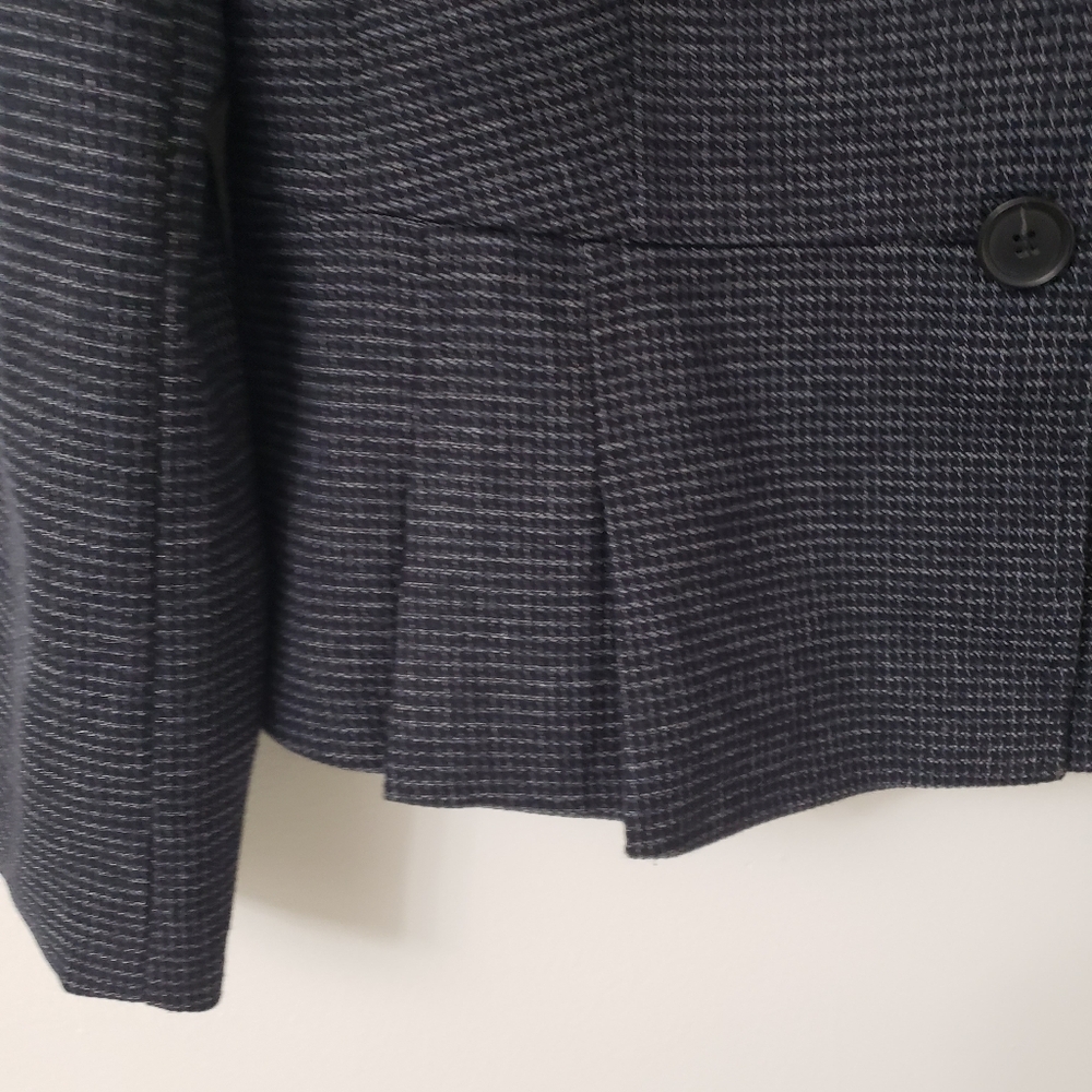 Ann Taylor Navy Black Women's Jacket Top Size 8 - Picture 6 of 11